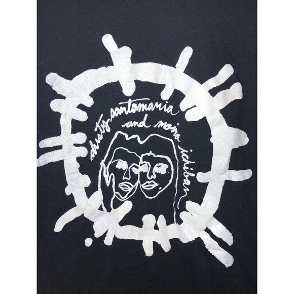 Dusty Santamaria and Moira Ichiban Men's Medium Black T Shirt - Picture 2 of 5